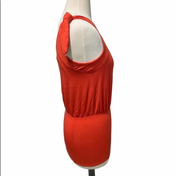 Free People Shindig‎ One Shoulder Top Orange Large - Picture 4 of 11